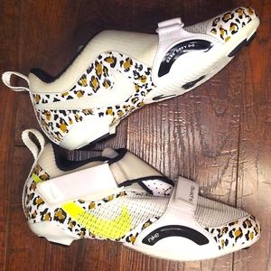 Nike SuperRep Cycle Volt Leopard Peloton Shoes (Women's) Sz 7